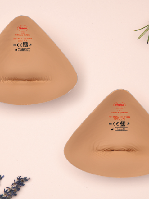 Anita Amica Supersoft Ultralichte Siliconen Borstprothese 1151X – Driehoeksvorm afbeelding 2